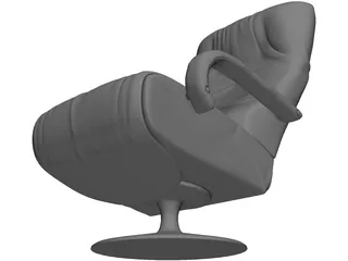 Business Chair 3D Model preview