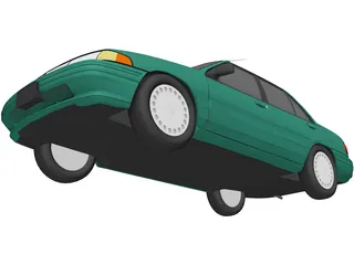 Mercury Tracer (1994) 3D Model preview