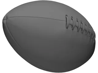 Football 3D Model preview