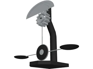 Pendulum Scales 3D Model preview