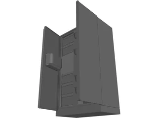 Refrigerator 3D Model preview
