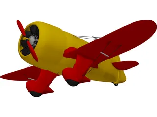 Gee Bee 3D Model preview