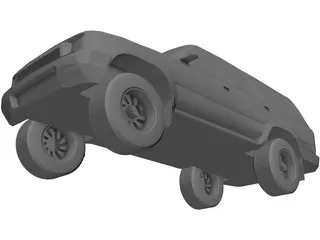 Toyota 4Runner (1991) 3D Model preview