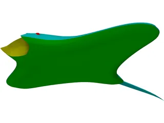 Manta Ray 3D Model preview
