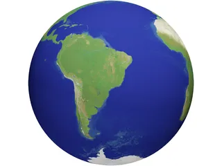 Earth 3D Model preview