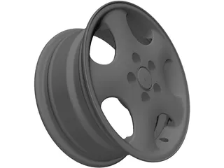 Rim Dodge Neon 3D Model preview