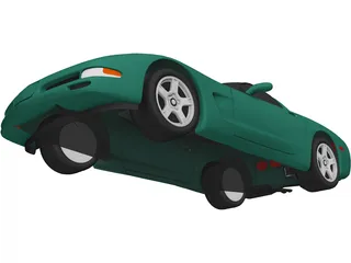Chevrolet Corvette (1997) 3D Model preview
