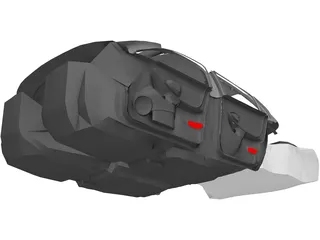 Interior Pontiac Grand Prix (1997) 3D Model preview