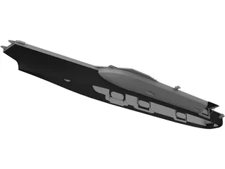 Nimitz Aircraft Carrier 3D Model preview