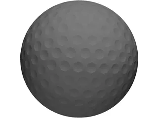 Golf Ball 3D Model preview