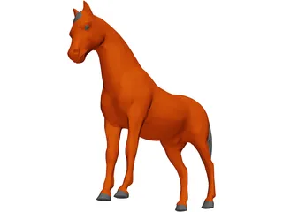 Horse 3D Model preview