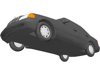 Mercedes-Benz 280 C (1994) 3D Model preview
