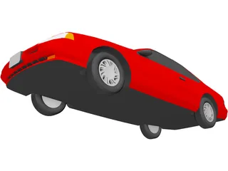 Ford Thunderbird (1992) 3D Model preview