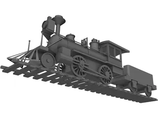 Train 3D Model preview