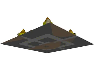 Castle 3D Model preview
