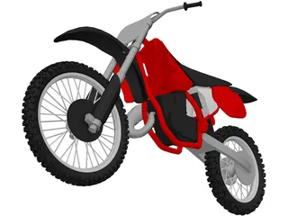 Honda CR500 (1994) 3D Model preview