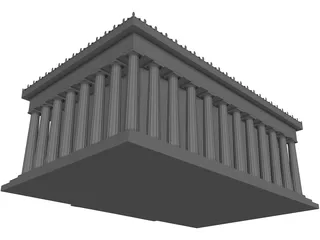 Lincoln Memorial 3D Model preview