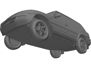 Toyota RAV4 (1997) 3D Model preview