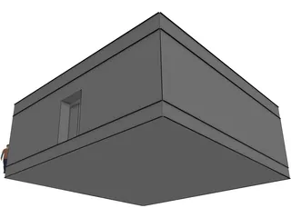 Egyptian Peasant House 3D Model preview