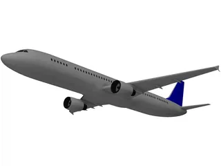 Airbus A321 3D Model preview