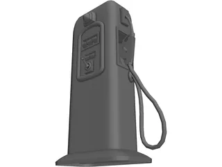 Gas Pump 3D Model preview