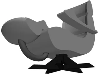 Easy Chair 3D Model preview