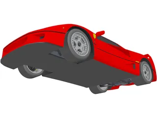 Ferrari F40 3D Model preview