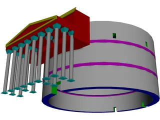 Pantheon 3D Model preview