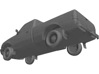 Ford Ranger Pickup (1998) 3D Model preview