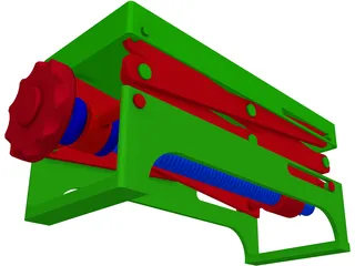 Lab Scissor Jack 3D Model preview