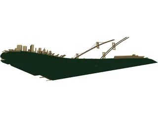 City Manhattan 3D Model preview