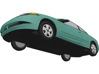 Ford [Mercury] Cougar (1999) 3D Model preview