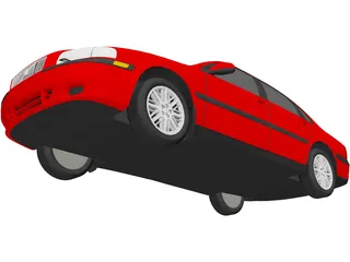 Volvo S80 (2000) 3D Model preview