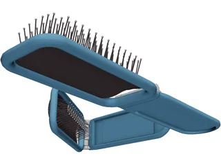 Hairbrush 3D Model preview