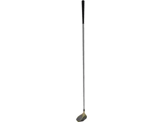 Golf Club Driver 3D Model preview