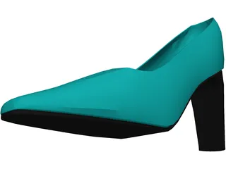 Shoe High Heel 3D Model preview