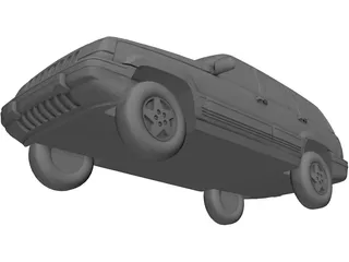 Jeep Grand Cherokee (1994) 3D Model preview