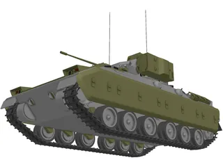 M3 Bradley 3D Model preview