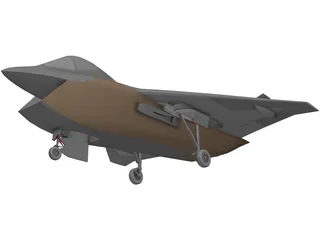 Boeing X-32 3D Model preview