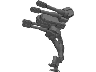 Mech Zues 3D Model preview