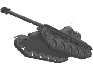 AMX 13 3D Model preview