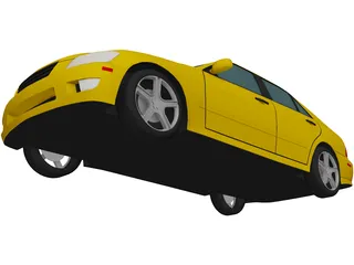 Lexus IS300 (2001) 3D Model preview