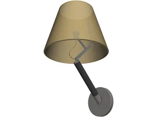 Lamp Wall 3D Model preview