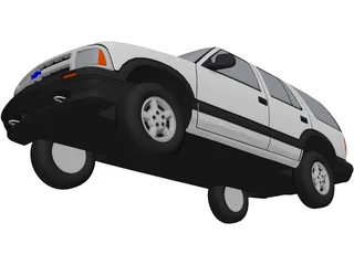 Chevrolet Blazer (1995) 3D Model preview