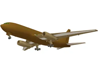 Boeing 767 3D Model preview