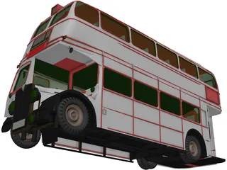 Bus London 3D Model preview