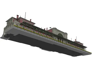Station Bonn 3D Model preview
