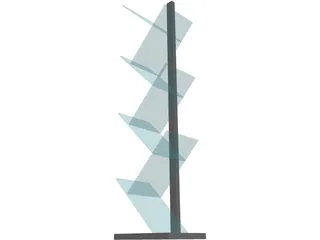 Broucher Rack 3D Model preview