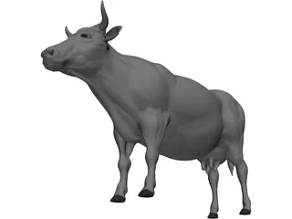 Cow 3D Model preview