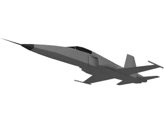 F-5E 3D Model preview